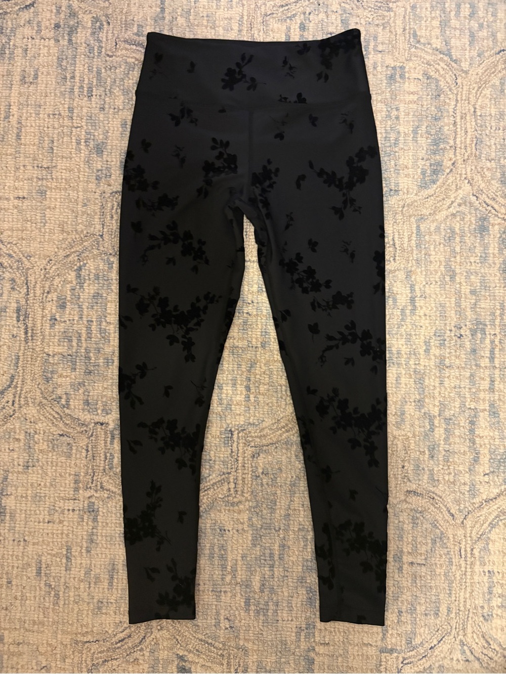 Soul by SoulCycle velvet floral leggings